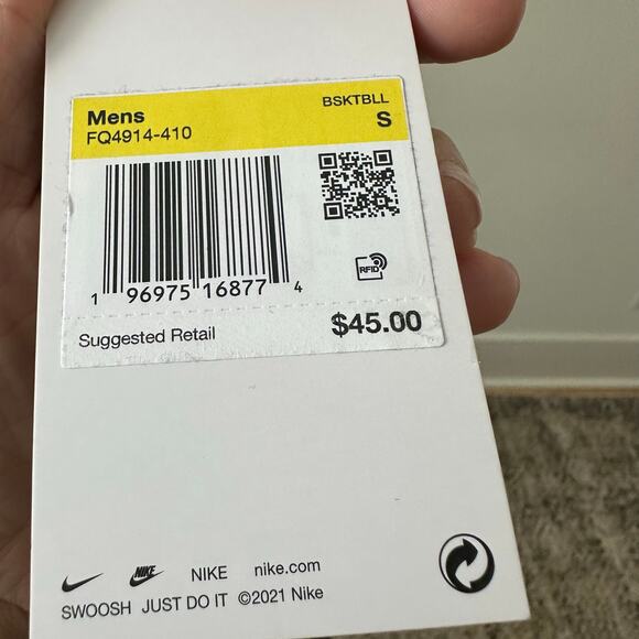 Nike Mens Nike M90 OC2 T-Shirt - Mens Red/Grey Size Small - Picture 10 of 10